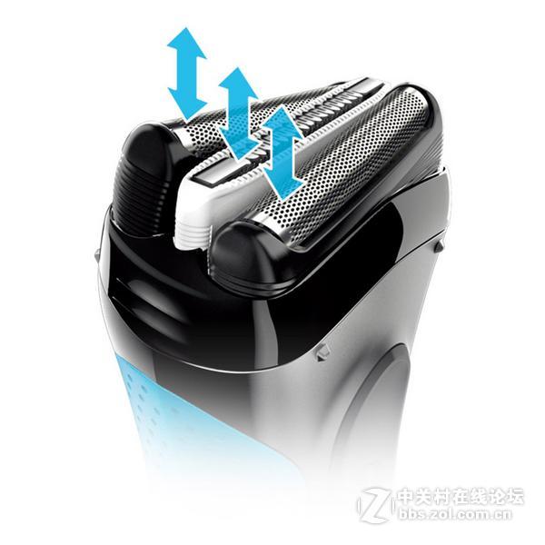 #博朗剃须刀我坐堂#新精密齿梳+三刀浮动 博朗3010s电动剃须刀