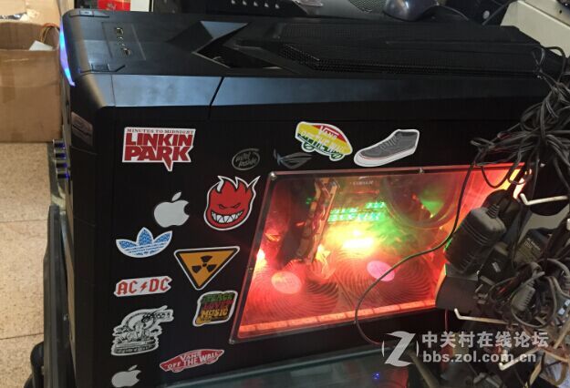 华硕P67特种部队 I7 2600  美光变色条1600 4G*4 振华冰山旗舰1000W