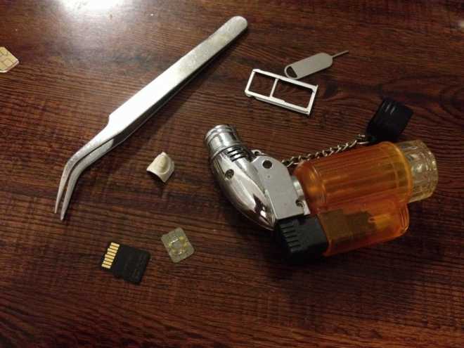 昨天晚上也学着搞了个两个手机卡+储存卡，还好成了！