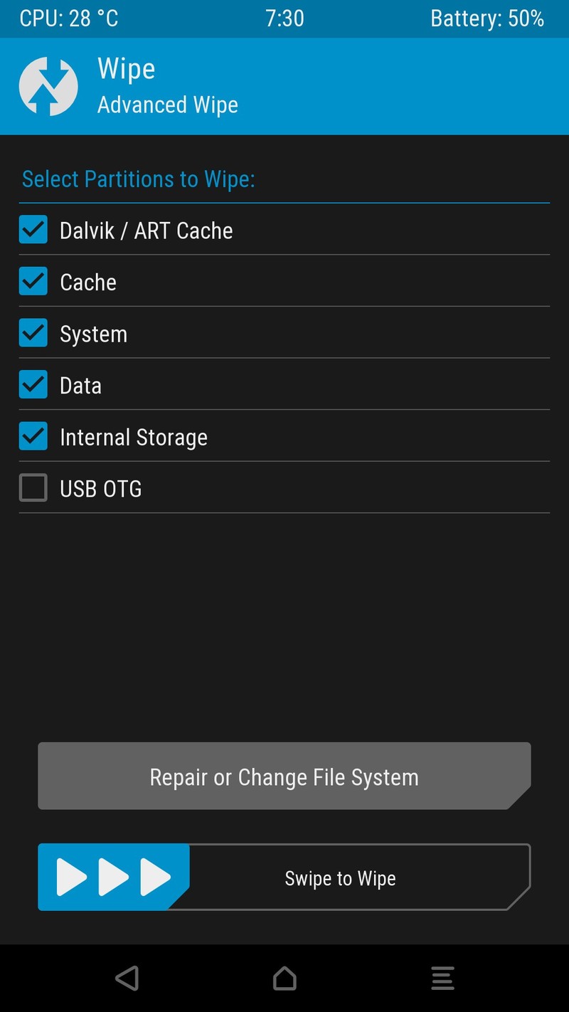 关于TWRP的双清、三清、四清、五清、六清!