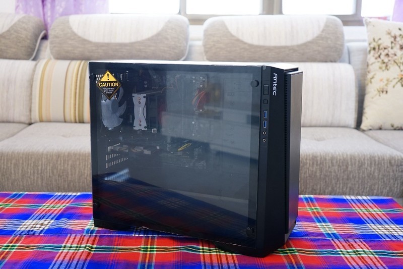 老平台换安钛克P6摇身一变成新“电视”，再弄块显卡就可以大吉大利的吃鸡