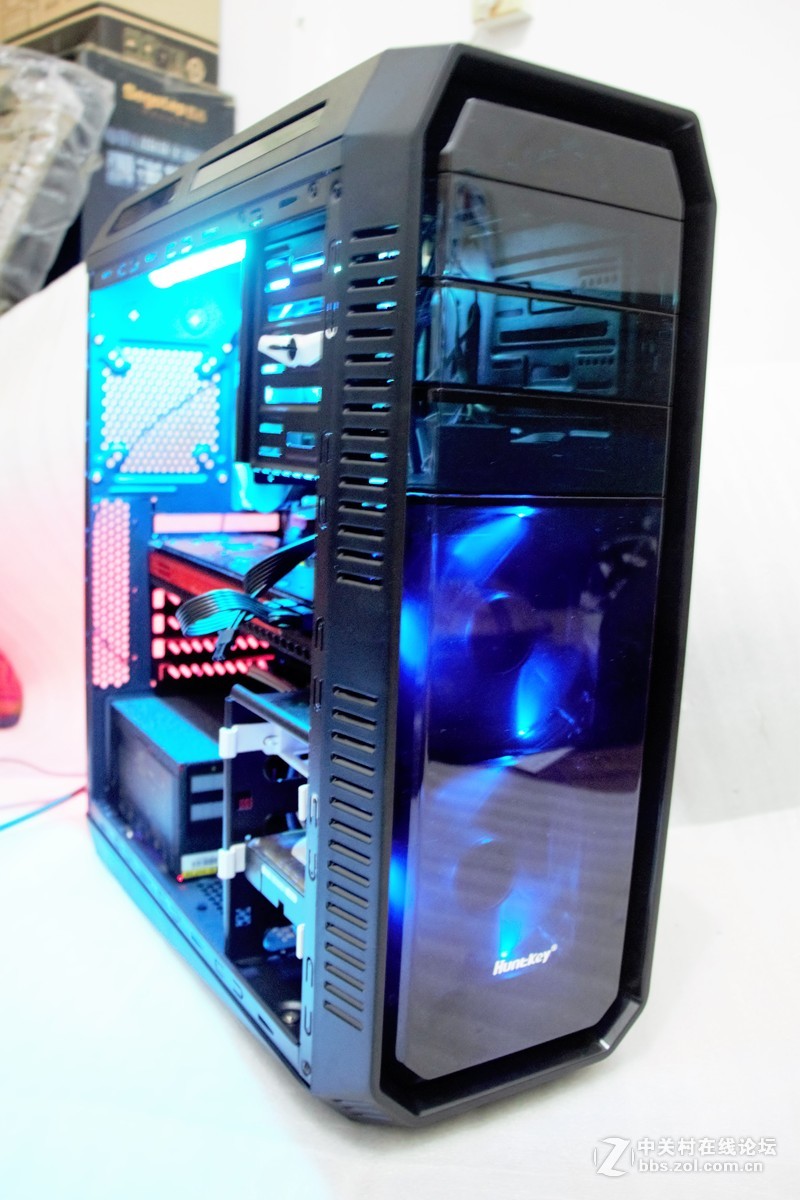 #超强拓展，航嘉MVP+机箱试用 #炫光灯改造