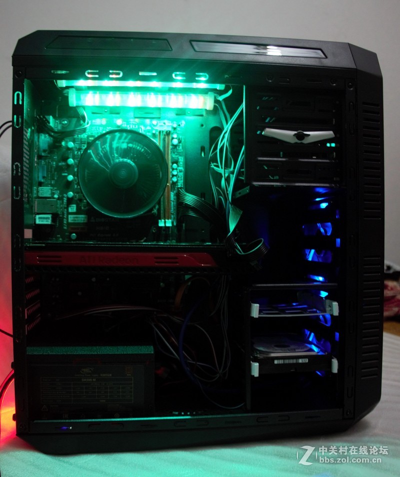 #超强拓展，航嘉MVP+机箱试用 #炫光灯改造