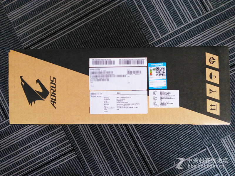 GTX1070+i7 6820HK独显游戏本AORUS X5 V6开箱