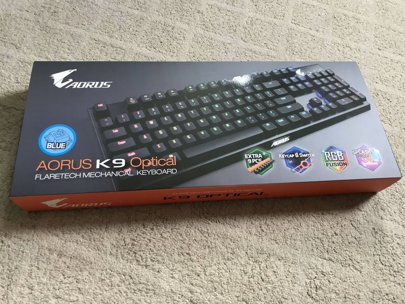 简单分享 技嘉AORUS K9 Optical光轴机械式键盘