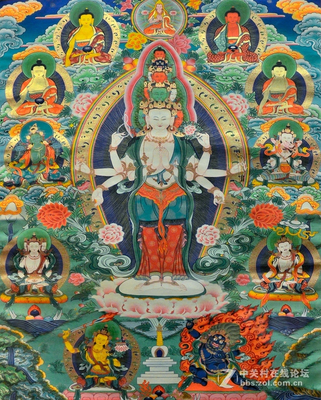 般若之光-拉卜楞唐卡（旭中冰雪）