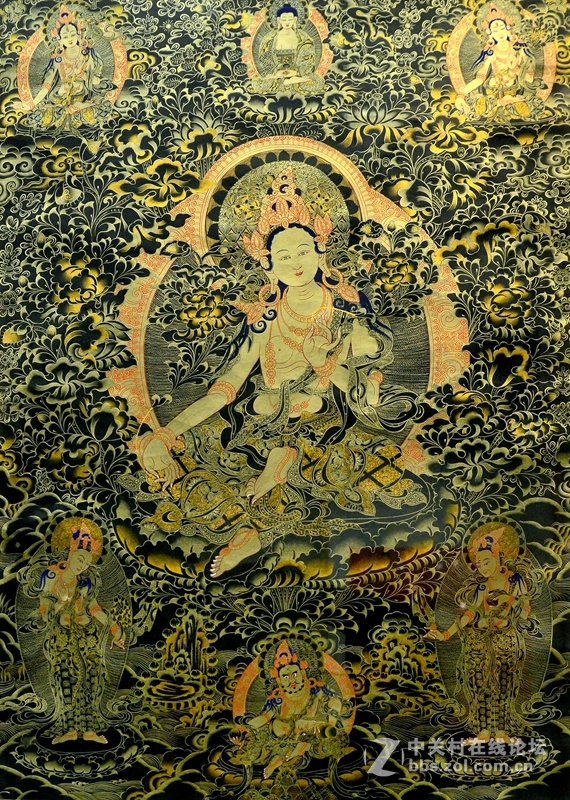 般若之光-拉卜楞唐卡（旭中冰雪）