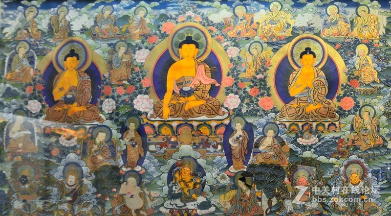 般若之光-拉卜楞唐卡（旭中冰雪）