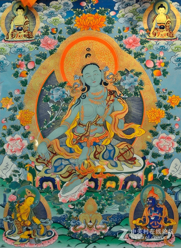 般若之光-拉卜楞唐卡（旭中冰雪）