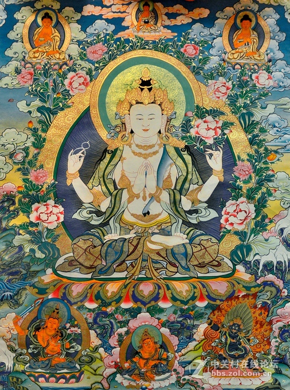 般若之光-拉卜楞唐卡（旭中冰雪）