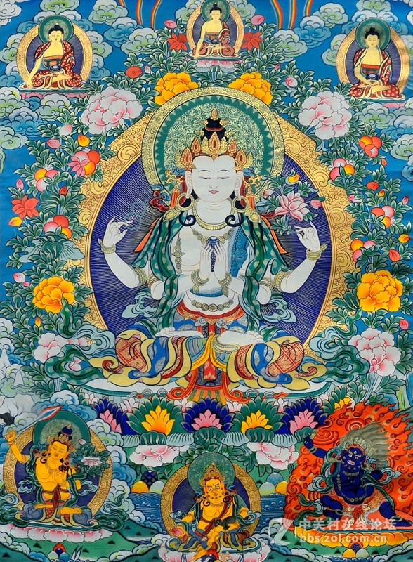 般若之光-拉卜楞唐卡（旭中冰雪）