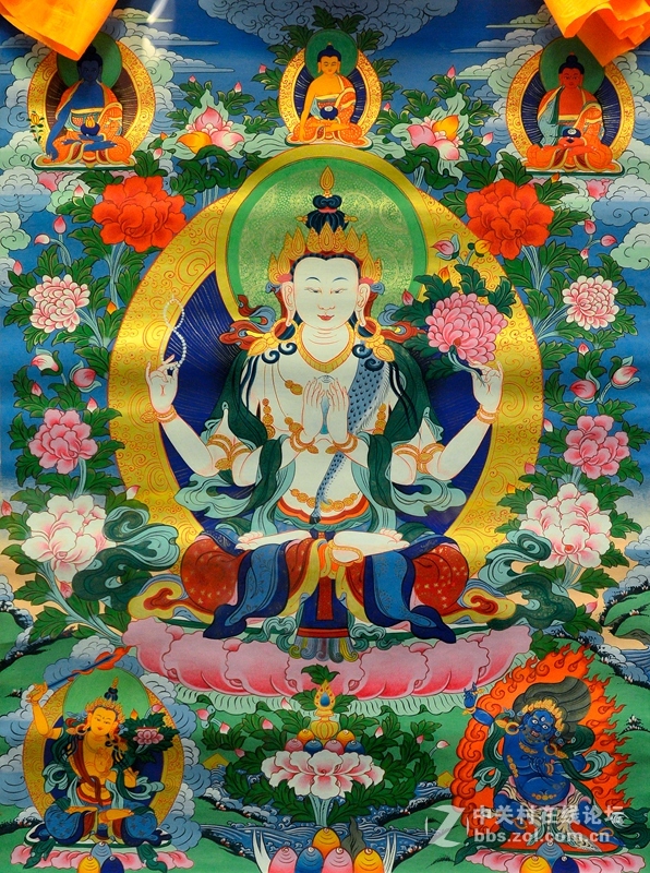 般若之光-拉卜楞唐卡（旭中冰雪）