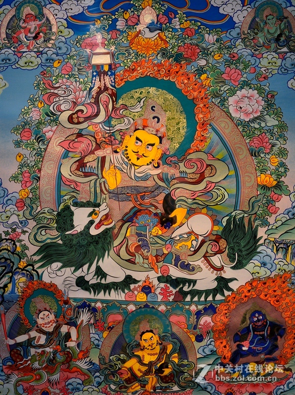 般若之光-拉卜楞唐卡（旭中冰雪）