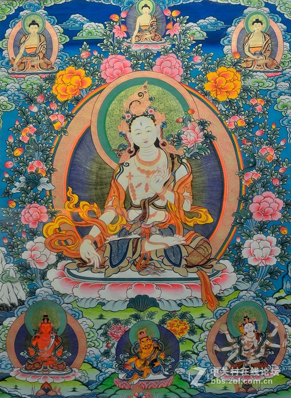 般若之光-拉卜楞唐卡（旭中冰雪）