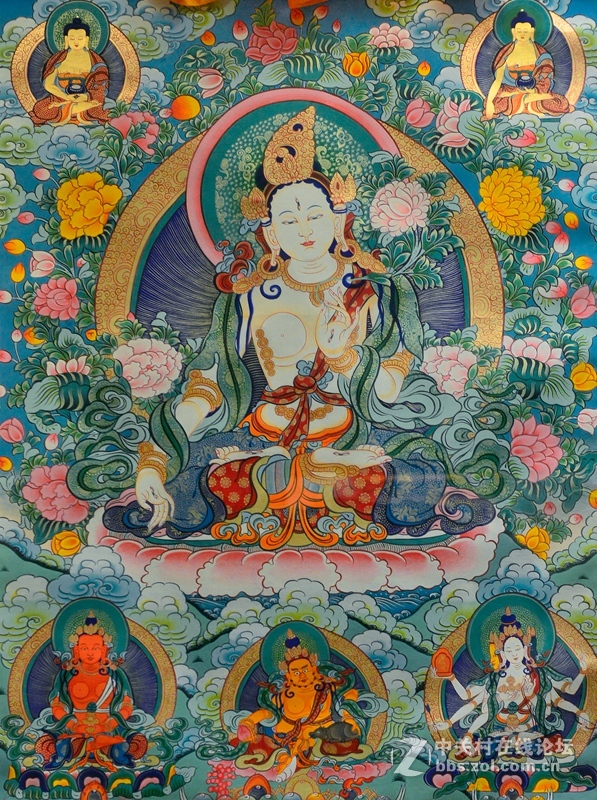 般若之光-拉卜楞唐卡（旭中冰雪）