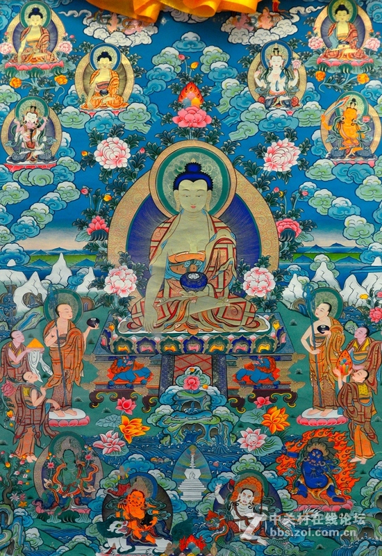 般若之光-拉卜楞唐卡（旭中冰雪）