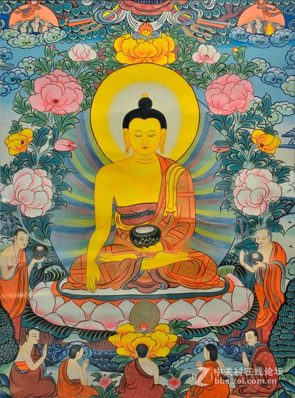 般若之光-拉卜楞唐卡（旭中冰雪）