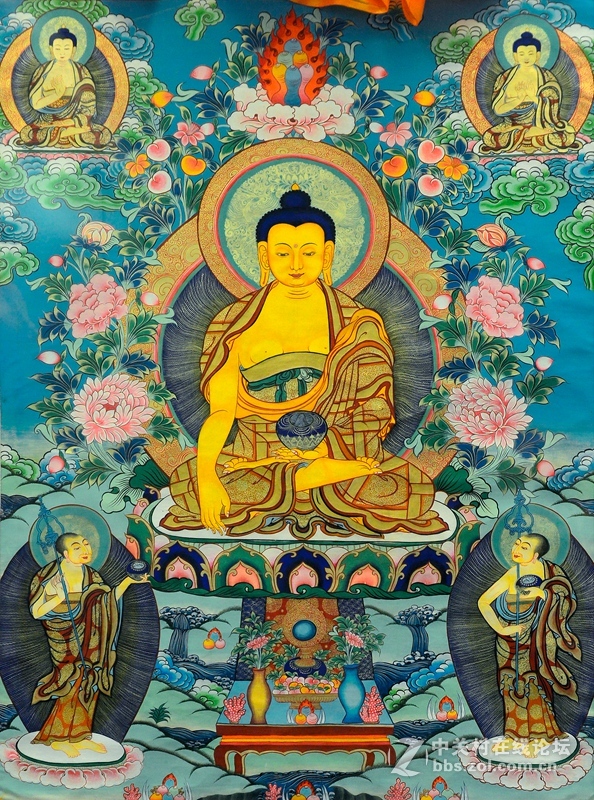 般若之光-拉卜楞唐卡（旭中冰雪）