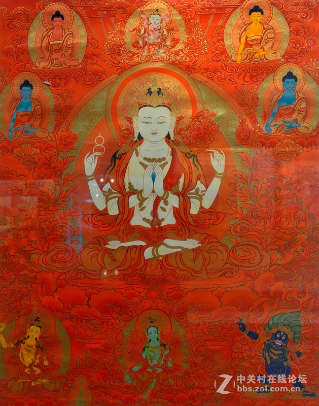 般若之光-拉卜楞唐卡（旭中冰雪）