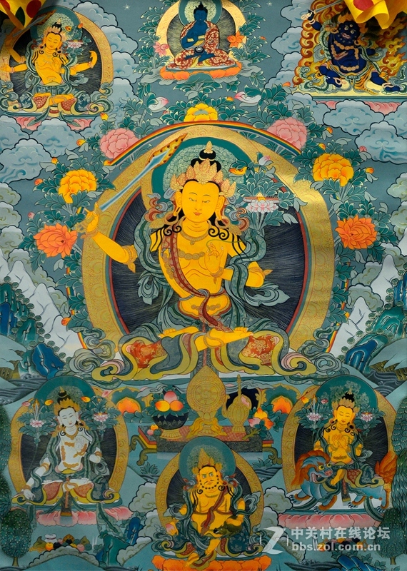 般若之光-拉卜楞唐卡（旭中冰雪）