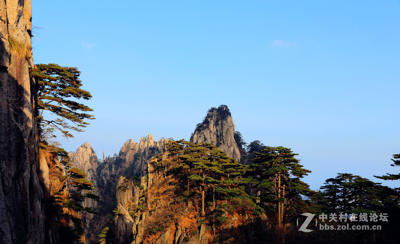 上黄山时缆车上拍到猴子观月新景。