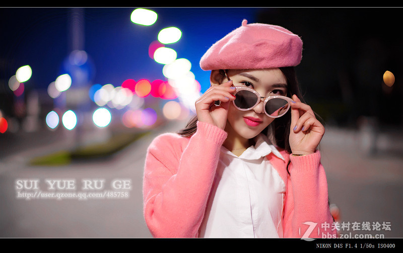 岁月如歌   自然光夜景人像  尼康 58mm f/1.4G