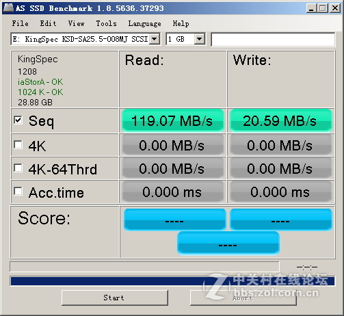 70包邮金胜KingSpec 2.5寸SSD sata2 32GB固态硬盘,老机器升级加速必备
