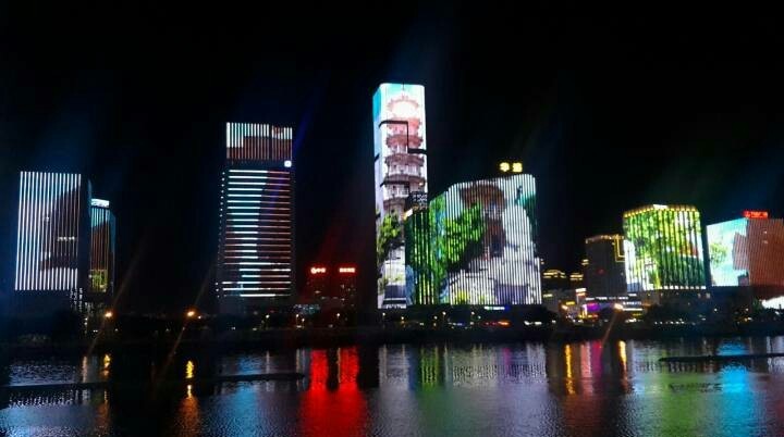 【Xplay3S摄影】金融街灯光秀