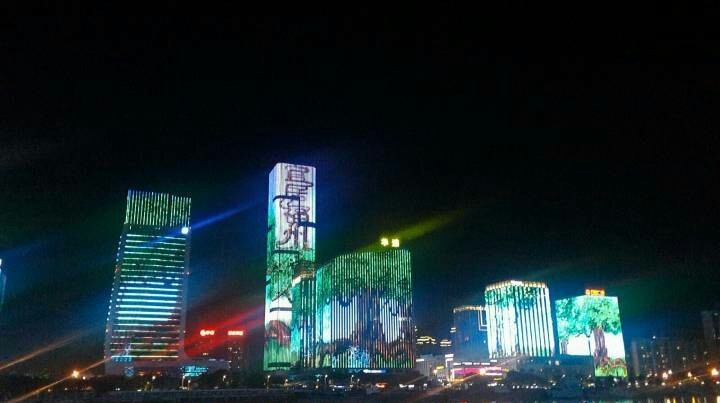 【Xplay3S摄影】金融街灯光秀