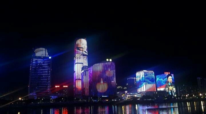 【Xplay3S摄影】金融街灯光秀