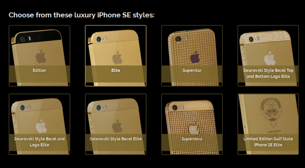 纯金+镶钻 7.7万美元的iPhone SE简直闪瞎眼