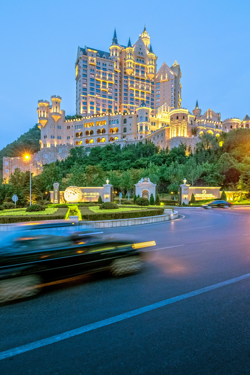大连城堡酒店夜景