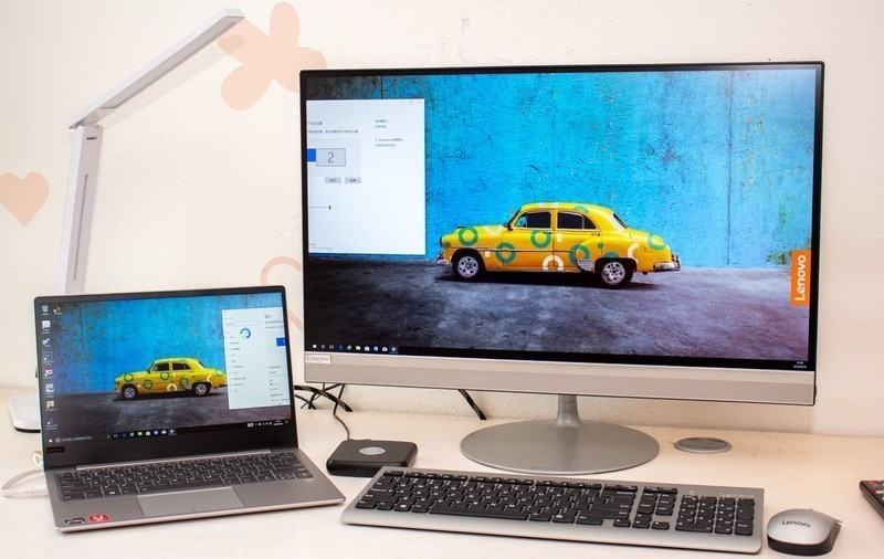 买一体机送显示器！？聊聊带HDMI IN的联想AIO520三边窄一体机正确打开方式