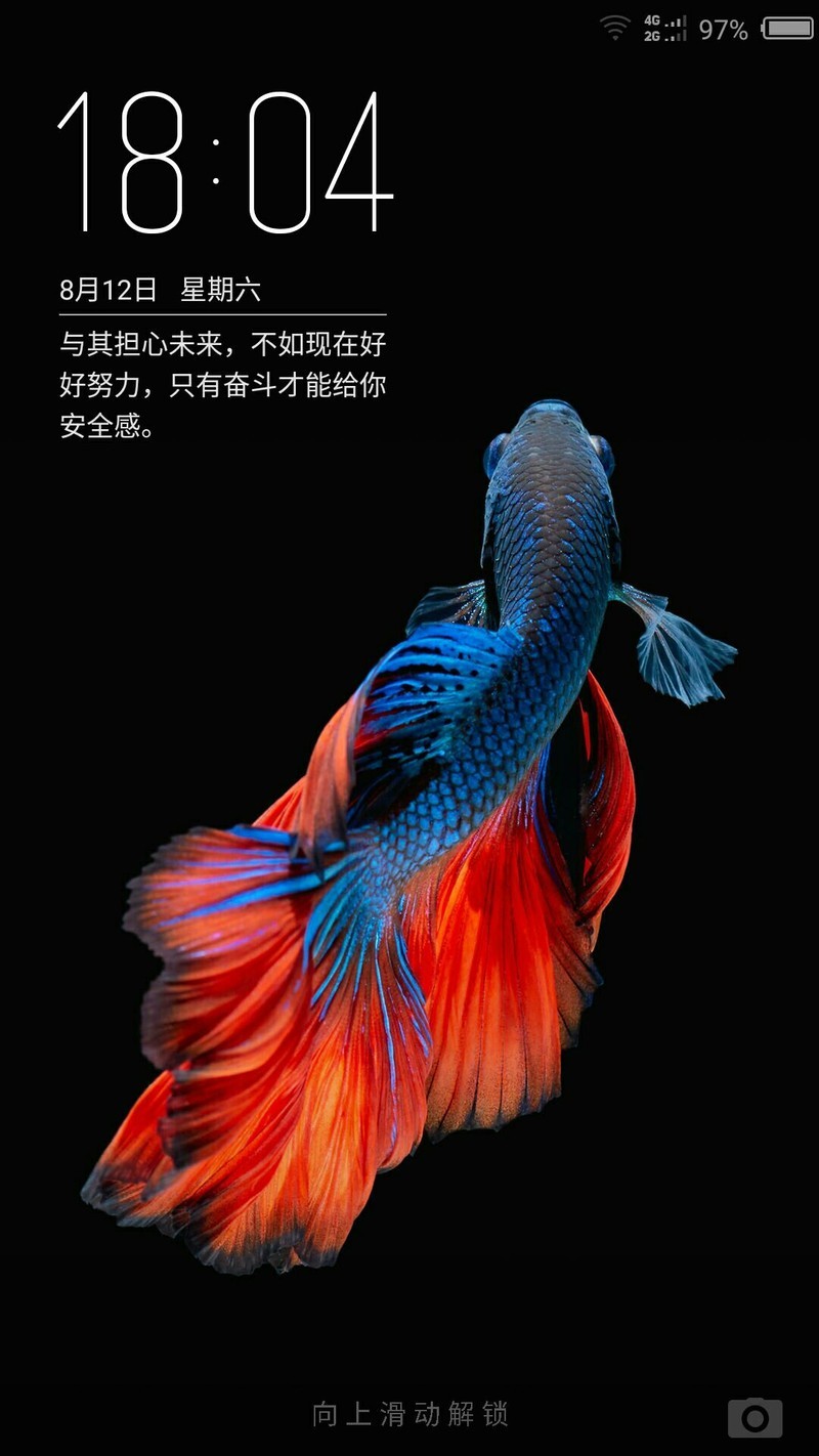 很喜欢努比亚的锁屏画报