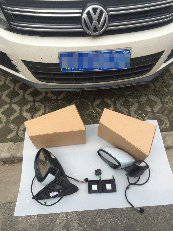 师傅助阵安装凌度A608车联网后视镜、脚灯、亮条，精彩
