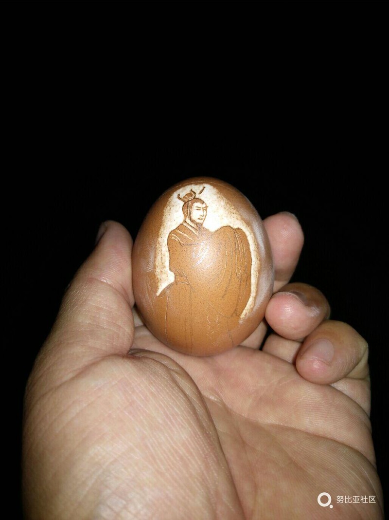 蛋雕水浒人物系列之小旋风柴进（未完待续）