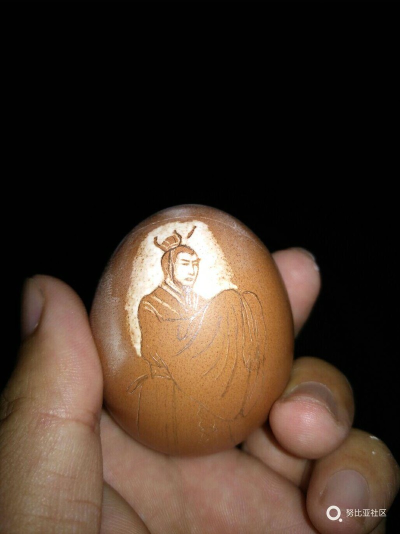 蛋雕水浒人物系列之小旋风柴进（未完待续）