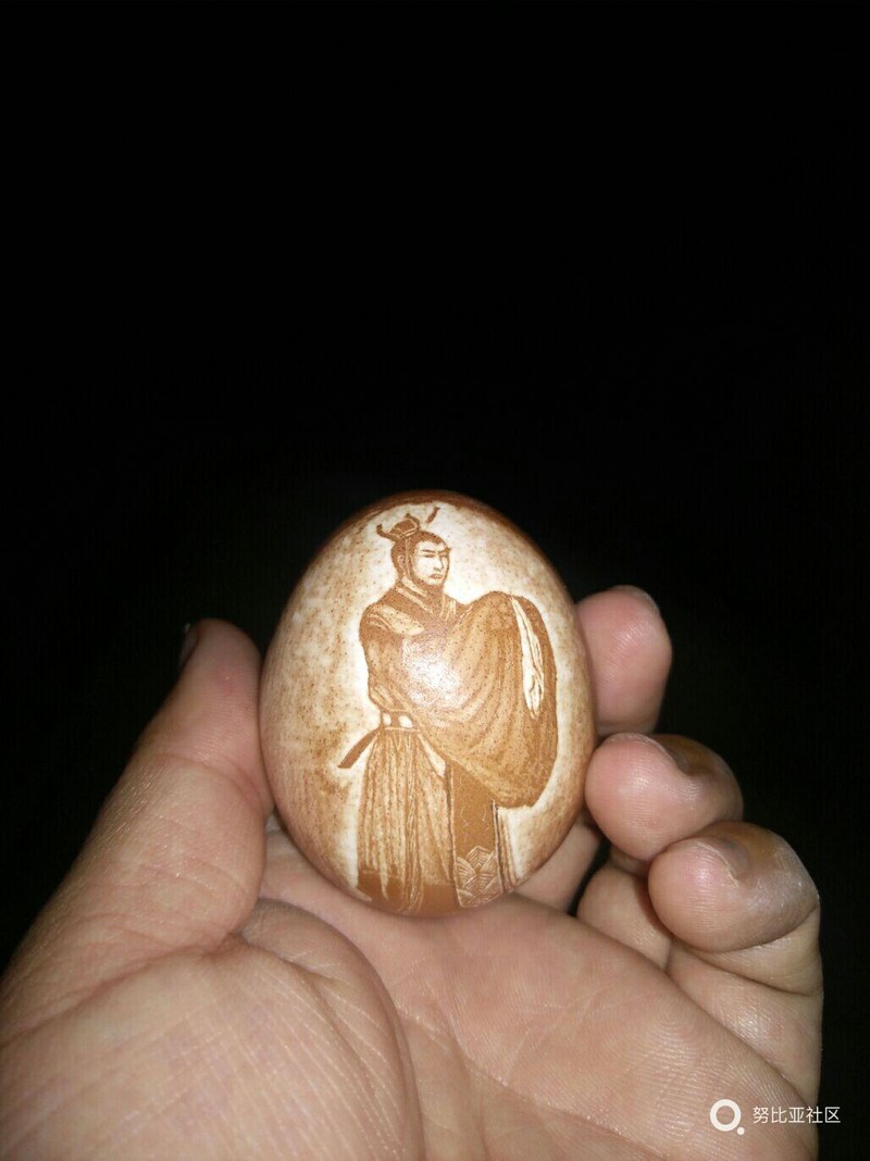 蛋雕水浒人物系列之小旋风柴进（未完待续）