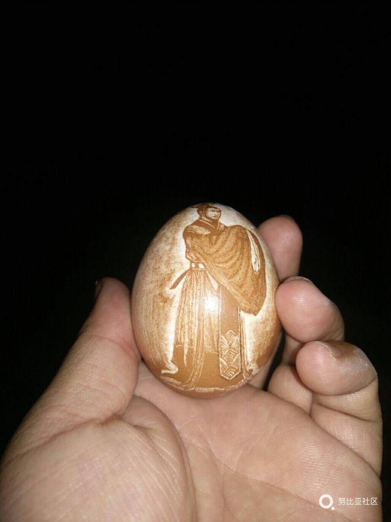 蛋雕水浒人物系列之小旋风柴进（未完待续）