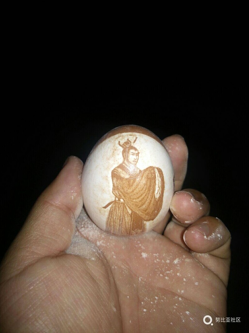 蛋雕水浒人物系列之小旋风柴进（未完待续）