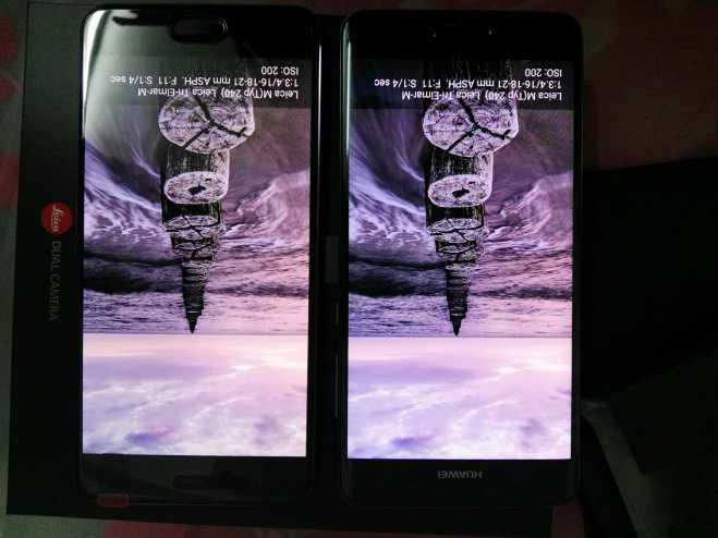 特意买P10P和mate9Pro来比较。