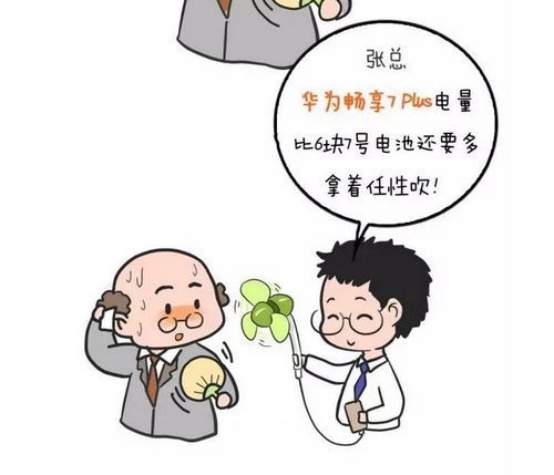 几米漫画新晋神器 续航怪兽华为畅享7 Plus