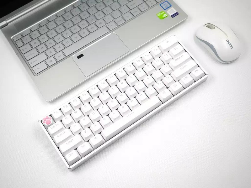 萌属性翻倍，IQUNIX F60 机械键盘配ZOMO仿生猫爪金属键帽