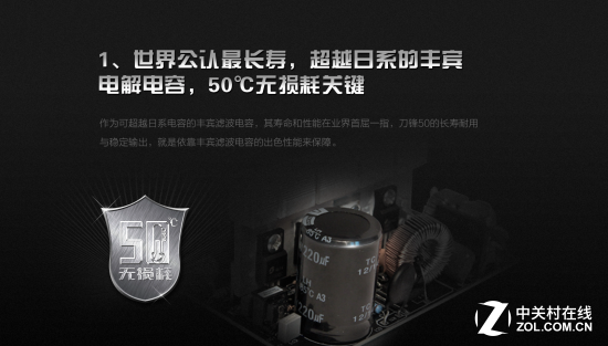 扎实用料 游戏悍将刀锋50电源好表现