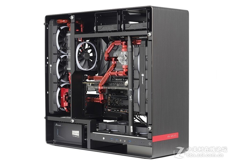 华硕ROG M9E、索泰1080Ti寒冰至尊，分体式水冷金属管方案SHOW！