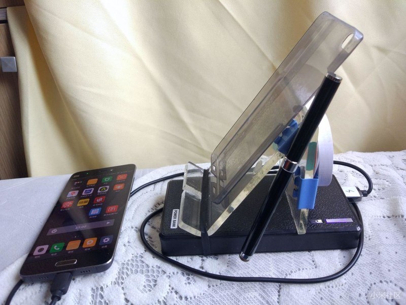 小米5 充电手机支架  2017年6月14日制作