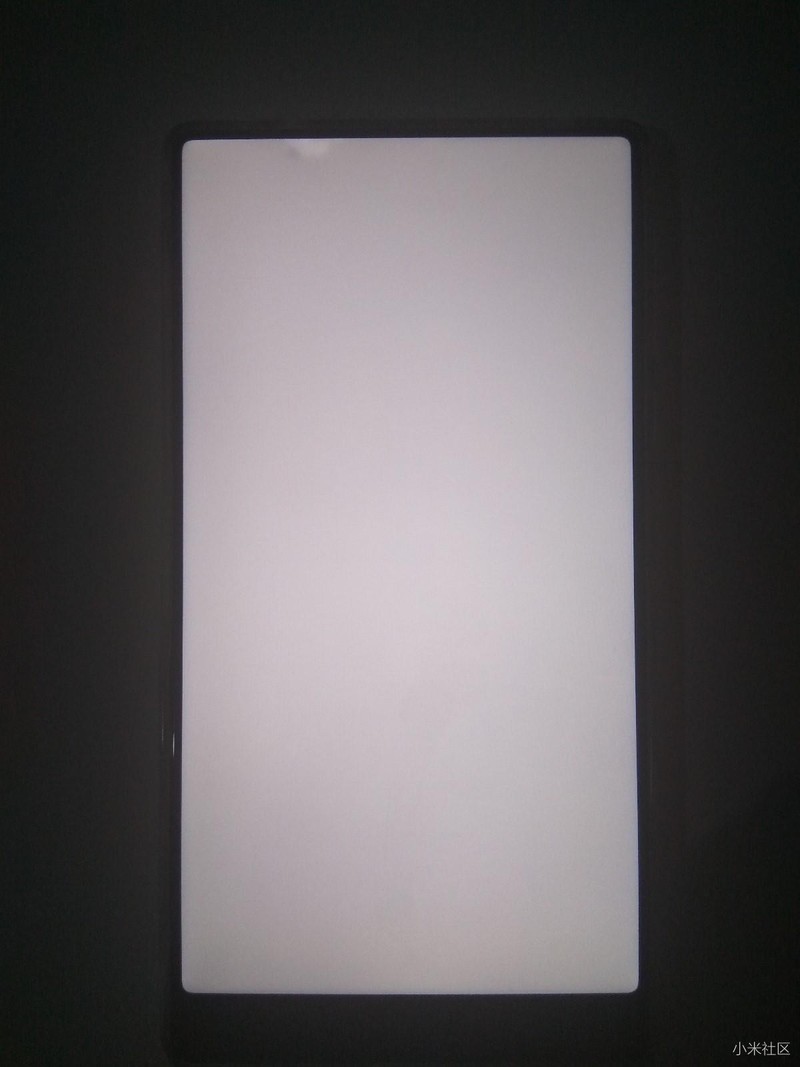 小米mix 全网通出现色度不均匀，请问就我一个人么？