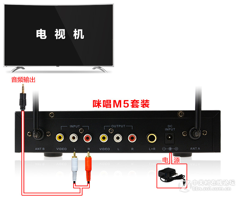 海尔MOOKA模卡U55Q81智能电视接麦克风k歌插话筒唱歌