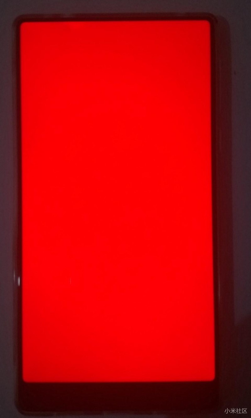 小米mix 全网通出现色度不均匀，请问就我一个人么？