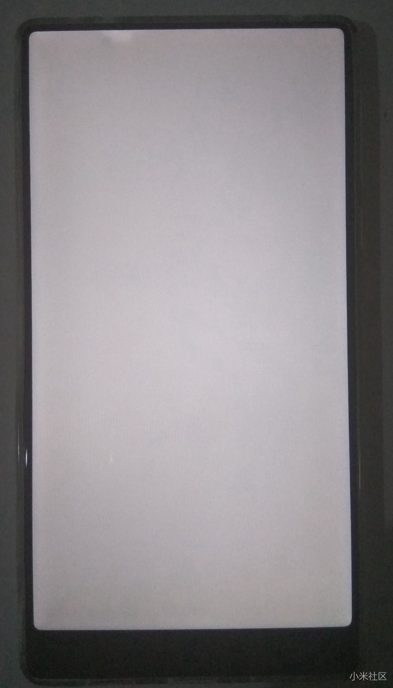 小米mix 全网通出现色度不均匀，请问就我一个人么？